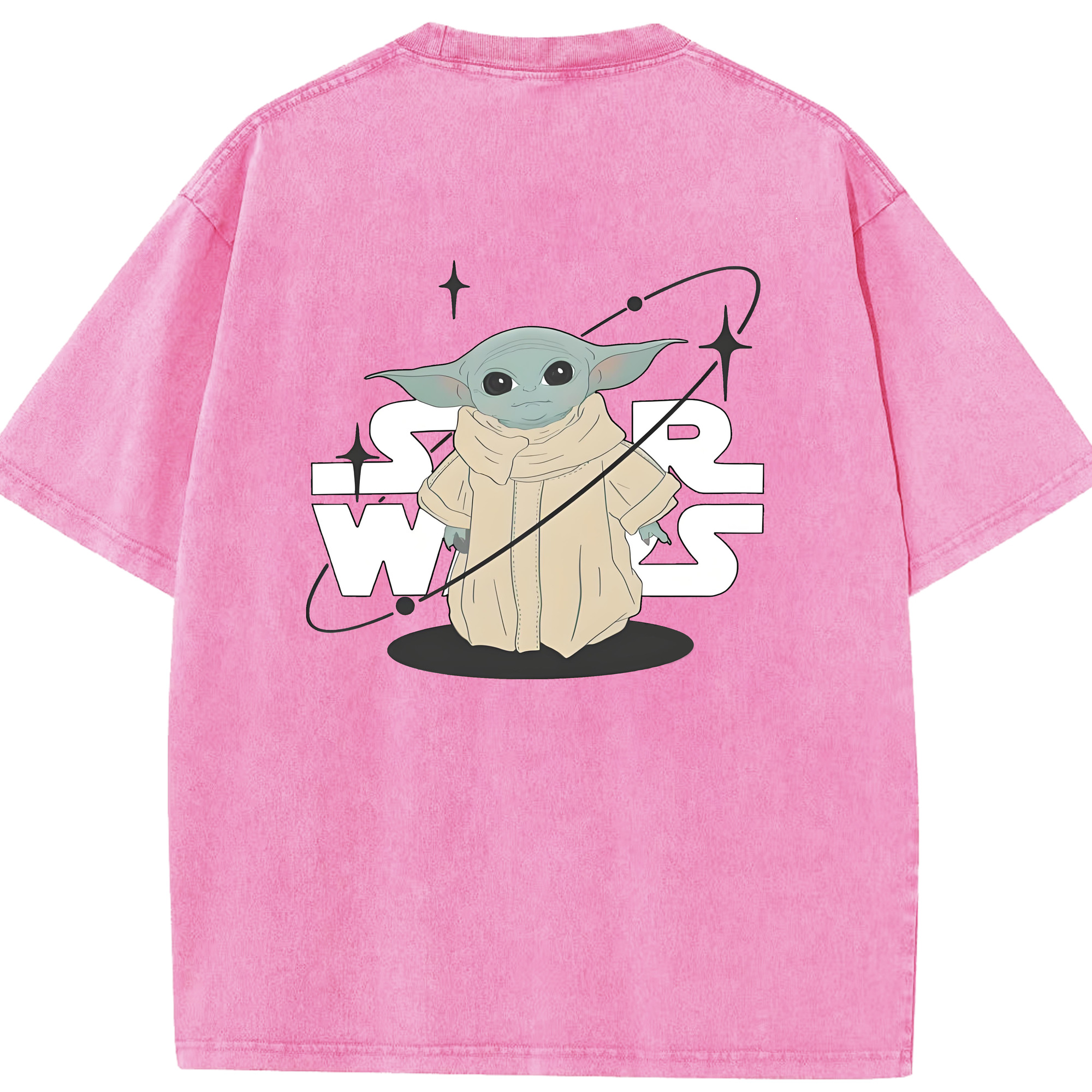 （画像用） スター・ウォーズ Star Wars 綿100% ヴィンテージ風 半袖Tシャツ（背面プリント）
